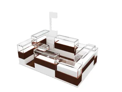 Booth Exhibition Stand a32 3D model