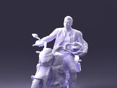 000021 Biker 0527 3D model