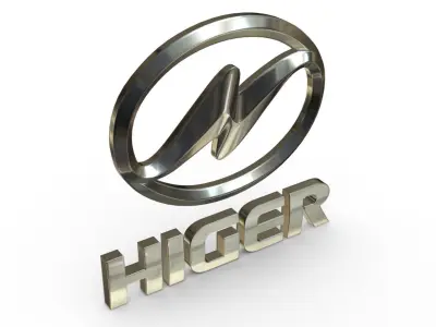 higer logo  3D model