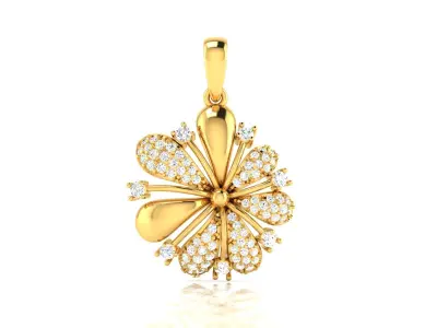 Women Pendant 3DM STL OBJ FBX Render Details 3D print model 3