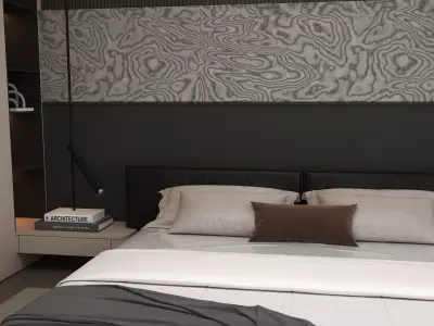 Bedroom interior 10 3D model