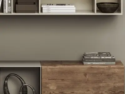 Lugano Wall Unit 3D model