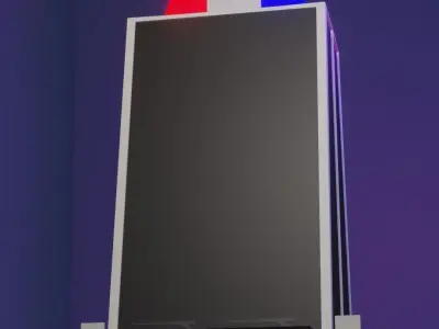 3D POLICE CAR Free 3D model