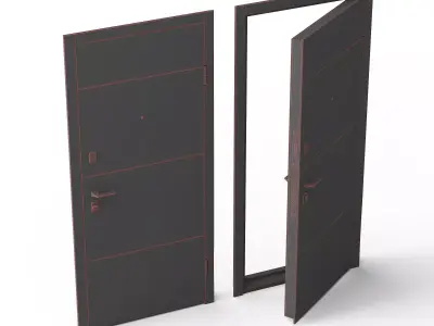 Loren Door 3D model