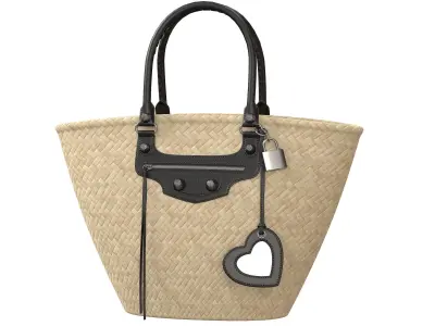Balenciaga Le Cagole Basket Bag Low-poly 3D model