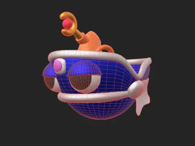 GunBound Mage 3D model