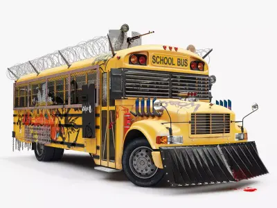 School Bus 3D model