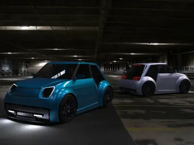 CityGo concept car by CeGo 3D model