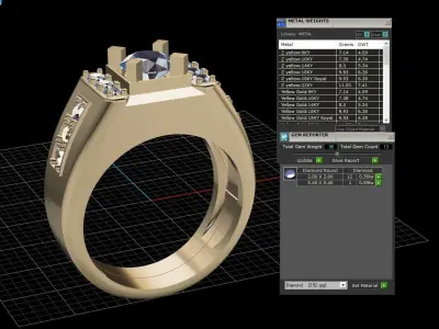 Ring Men D20 3D print model