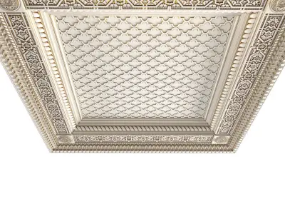 Ceiling in oriental style Arabic eastern decorative ceiling 3D model