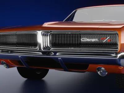 1969 Dodge Charger RT 3D model