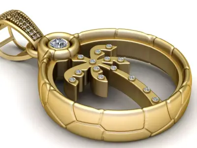  Palm Tree Pendanl Luxury 3D Printable Model 3D print model