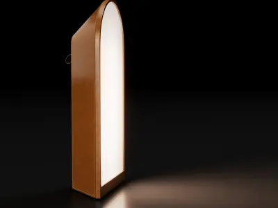 Luxury Floor Lamp - Odeon by FontanaArte 3D model