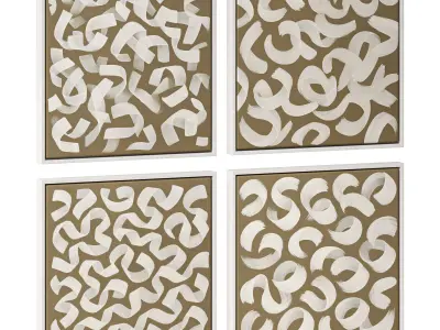 Wall Art Painting 005 3D model