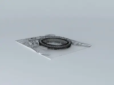 2012 Olympic Stadium Free 3D model