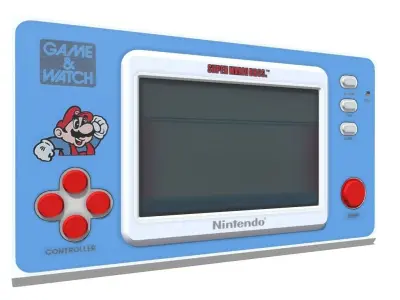 Mario Game and Watch Low-poly 3D model