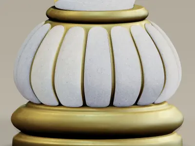  Casino twisted column  3D model