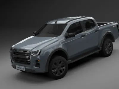 All New ISUZU D MAX 2022 3D model