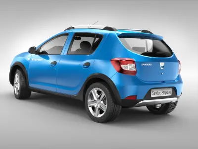 Dacia Sandero Stepway 2013 3D model