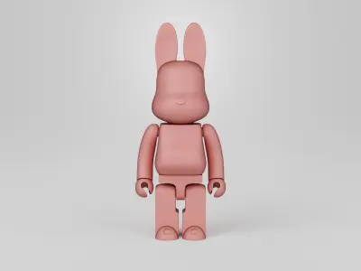 Bearbrick Rabbit  3D print model