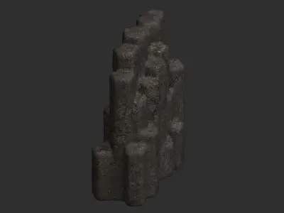 Cave Crystals 1 - Base Free low-poly 3D model