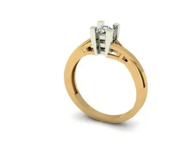 wedding ring 3D print model