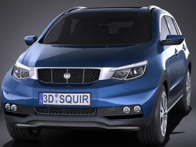 Generic SUV v1 2016 VRAY 3D model