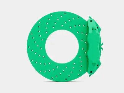 Brake for 15 Inch Wheel Free 3D print model