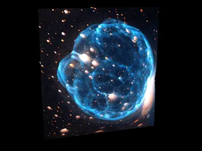 Soccer Ball Nebula 3D model