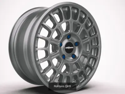 Rotiform Car Rims Collection 3D Model Pack
