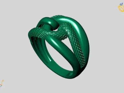 Women Plain Ring STL Models Womens Ring 3dmodels 3D print model 3D print model 5