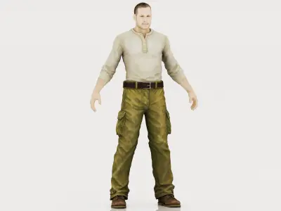 Chopper Biker 6 - 4K 3D model