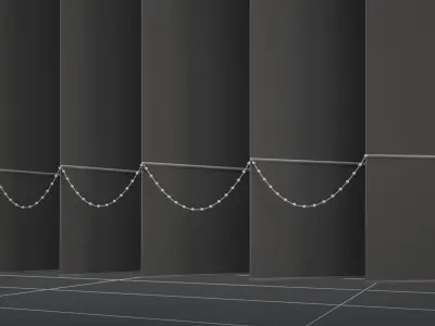 Vertical Blinds 3D model
