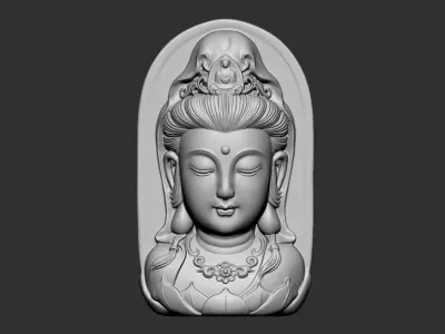 Kwanyin Bodhisattva 3D print model