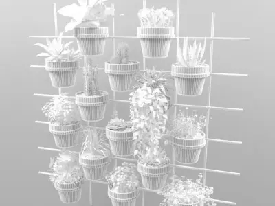 Cactus decor 3D model