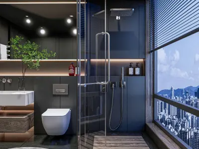 Bathroom  001 3D model