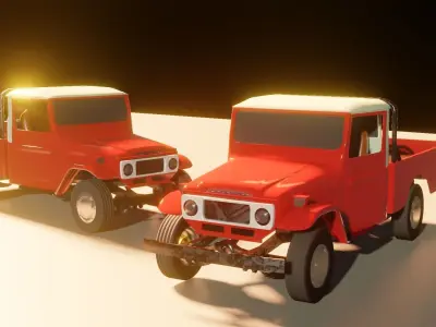 Classic Pick Up Truck  3D model
