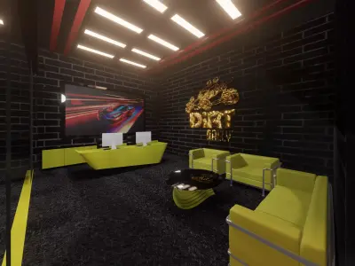 car show room Free 3D model