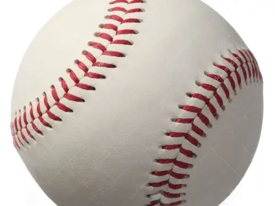 baseball Low-poly 3D model