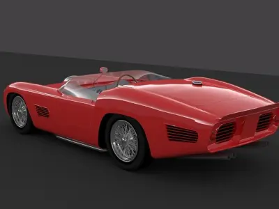 1961 Ferrari 250 TRi61 Spyder Fantuzzi 3D model