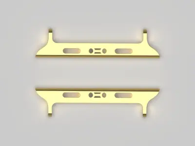 Apple Watch Band Gold Connector Model gl0005 3D print model