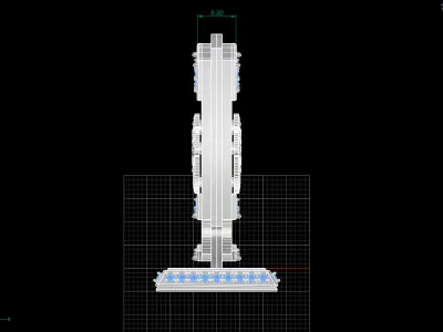 Ukrainian Coat of Arms 3D Model Tryzub Emblem 3D print model