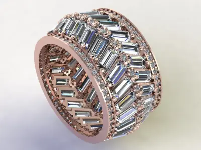 Wheel Ring 3d set 3D print model