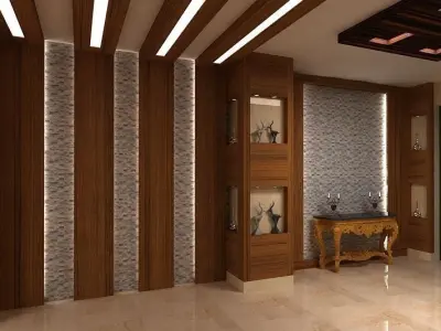 hotel reception 3D model