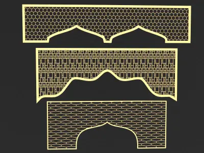 Oriental Arabic Pattern  3D model