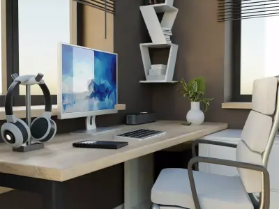 Bedroom interior 3D model