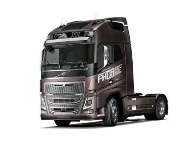 Truck model Low-poly 3D model