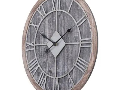 Bernhard Wood Wall Clock 3D model
