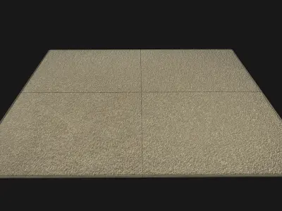 Carpet squer Low-poly 3D model