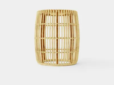 Palosco Stool Low-poly 3D model